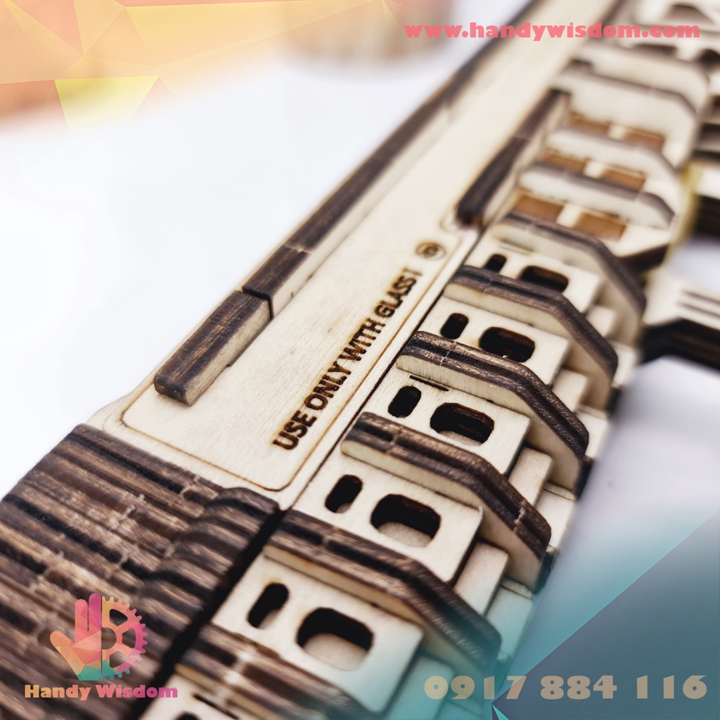Mô hình lắp ghép gỗ - Desert Eagle - Lục Bạc