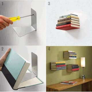 Combo 6 Kệ Sách Tàng Hình - Invisible Bookshelf Decor