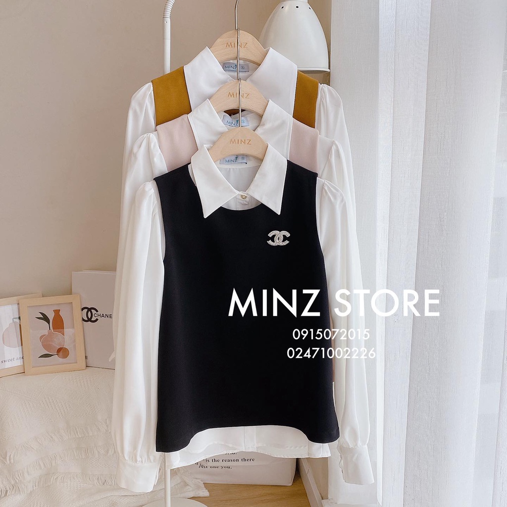 Gile cổ tròn xẻ bên
