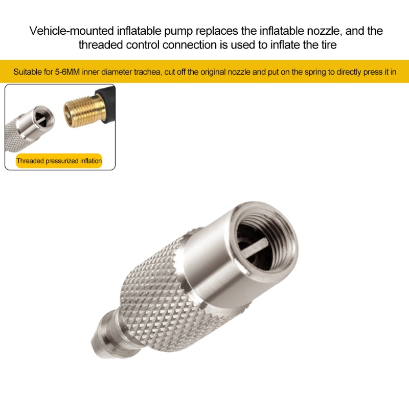 Đầu Nối Ống Bơm Khí Nén Bằng Kim Loại 6 5mm Chuyên Dụng