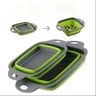 Rổ gấp gọn silicon