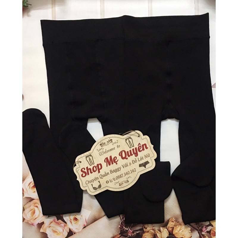 Quần tất lót lông siêu ấm, dáng cả bàn ấm áp tôn dáng chấp cả ĐẠI HÀN