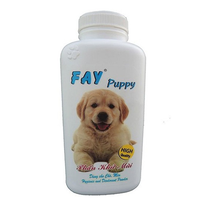 Phấn tắm khô, khửi mùi cho chó Fay Puppy 120gr