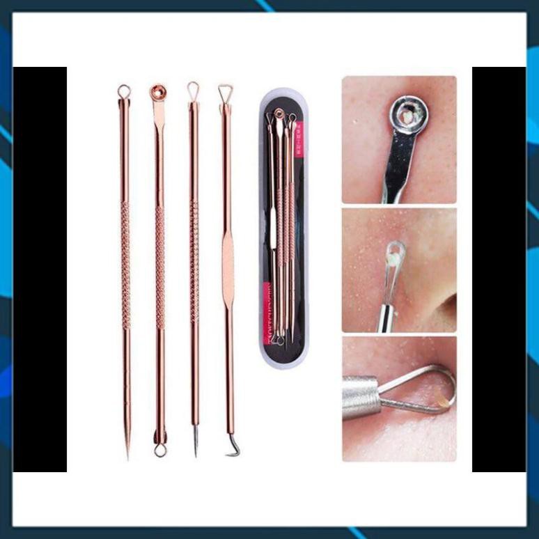 sét que lấy mụn 4 que 8 đầu
