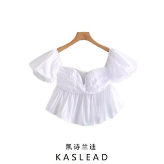 KASLEAD áo sơ mi nữ giới thời trang cổ áo phong cách châu Âu và mỹ