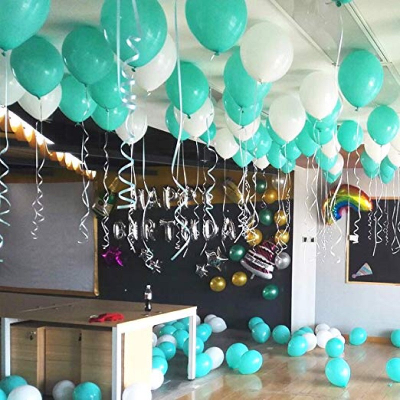 Bóng tròn màu xanh lá ngọc (tifany blue, green blue)