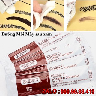 [ 50-100 gói ] Dưỡng Môi Mày sau xăm vitamin AD Fougera