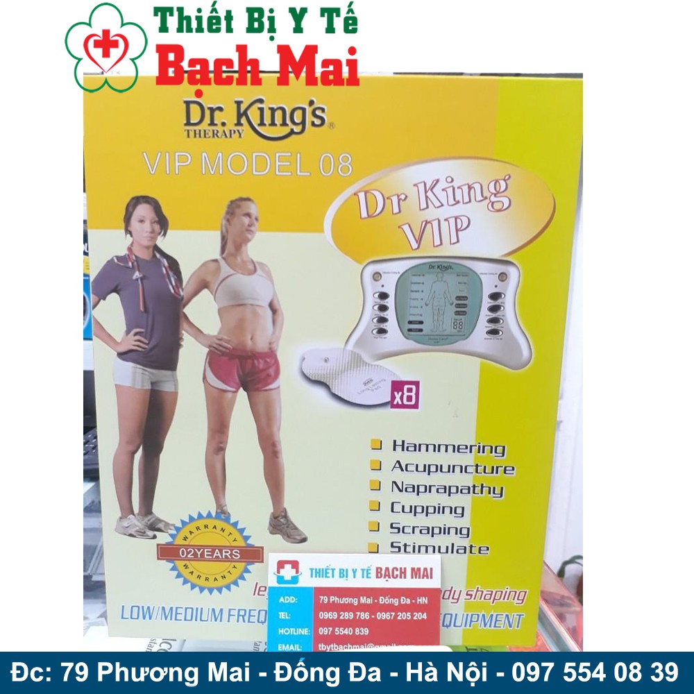 Máy Massage Xung Điện Trị Liệu Aukewel Doctor Care VIP 8 Miếng Dán [Chính Hãng Đức-BH 02 Năm]