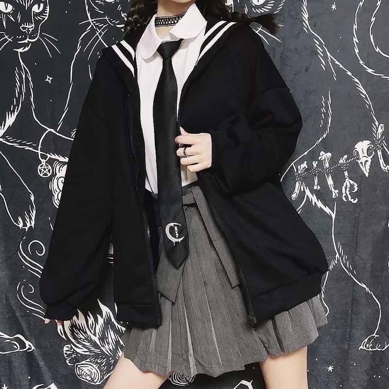 Áo Khoác Thủy Thủ Phong Cách lolita Nhật Bản Dễ Thương
