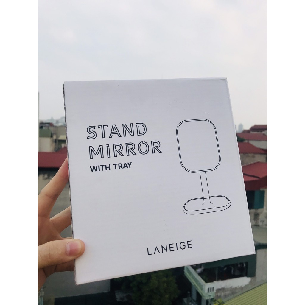 Bộ đôi xịt khoáng Hydro Mist Laneige 70ml và gương để bàn xinh xăn Stand Mirror Tray | BigBuy360 - bigbuy360.vn