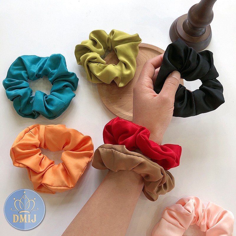 Dây buộc tóc Scrunchies nhiều màu Hàn Quốc_𝐏𝟐𝟕