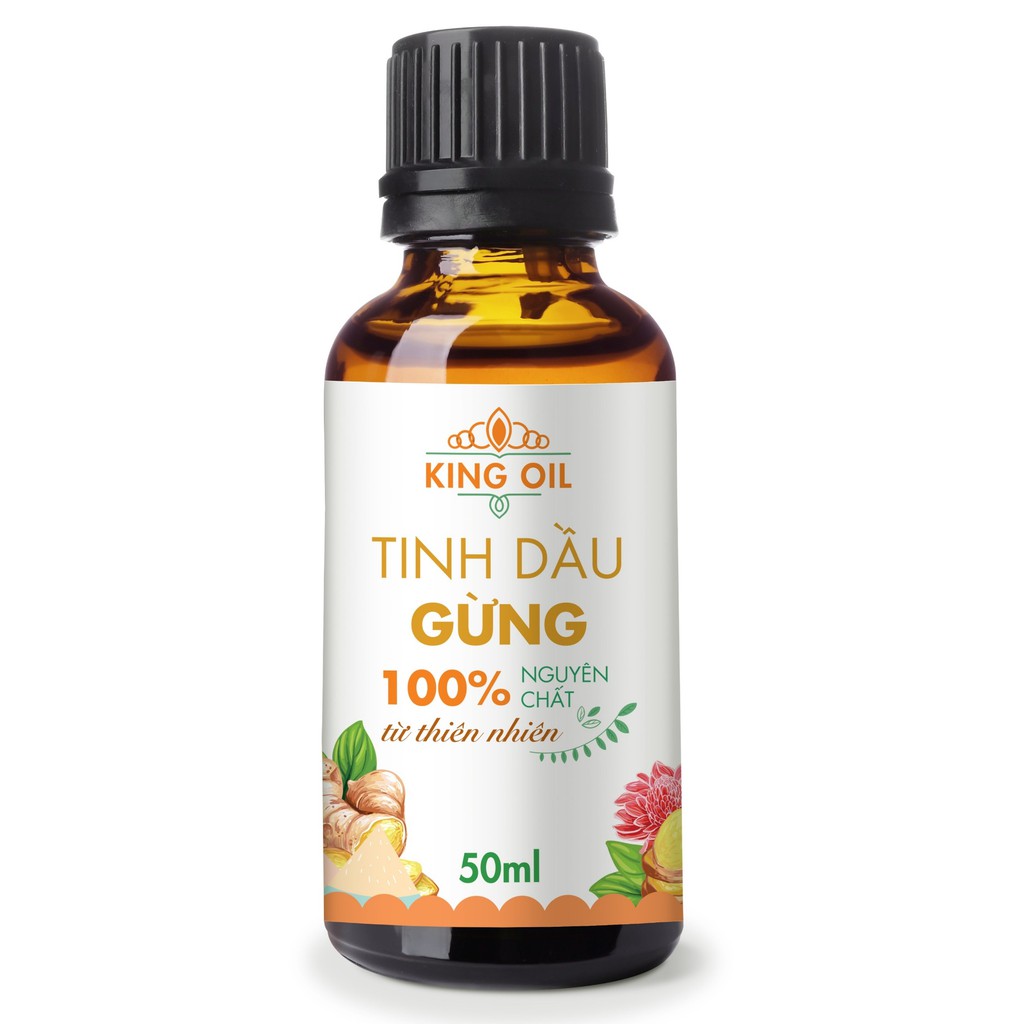 Tinh dầu Gừng nguyên chất 100% từ thiên nhiên - KingOil