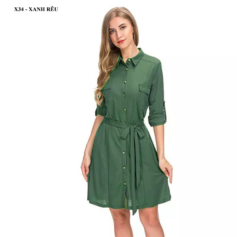 [Hot] Váy Đầm Nữ công sở dạo phố X34