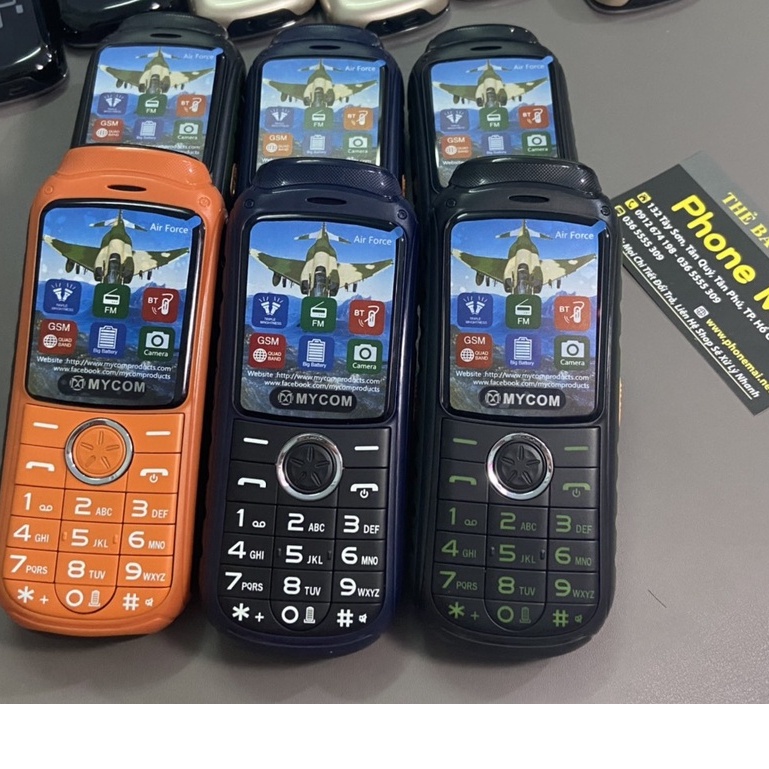 Điện Thoại Pin Khủng MyCom Ari C100 2 Sim Loa Cực To, Đèn Pin Siêu Sáng, Hỗ Trợ Sạc Pin Cho Smartphone Giá Rẻ