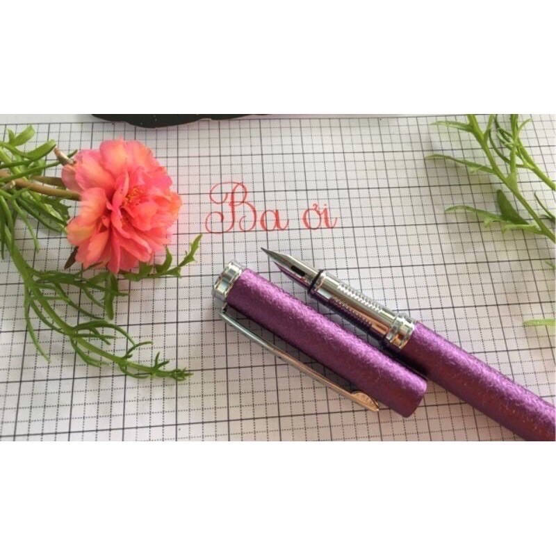 Bút Máy Ngòi lá Tre Viết Nét Thanh Đậm Ouguwen 005