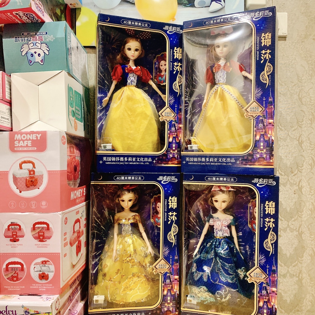 Búp bê cỡ đại kèm phụ kiện phát sáng, búp bê Elsa