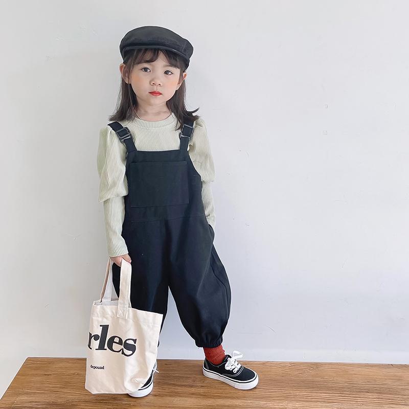 Quần Yếm Dáng Rộng Phong Cách Nhật Hàn Thời Trang Mùa Xuân Mới 2022 Cho Bé Trai Gái