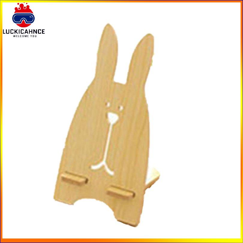 Giá đỡ điện thoại bằng gỗ hình thỏ dễ thương (1/22)