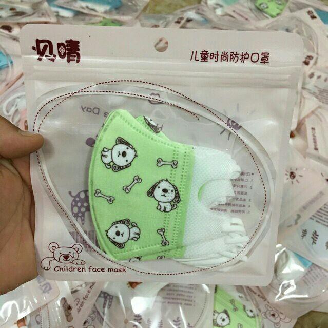 (5chiếc)Khẩu trang kháng khuẩn. Chống bụi hàng cao cấp cho bé trai/ bé gái | BigBuy360 - bigbuy360.vn