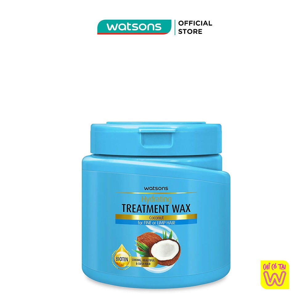 Ủ Dưỡng Tóc Watsons Hydrating Coconut Giúp Dưỡng Ẩm Mái Tóc Hương Dừa 500ml