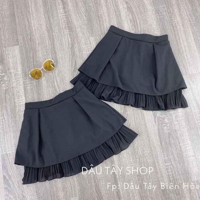 [Mã WASKT410K giảm 10K đơn 50K] CHÂN VÁY BÈO XẾP LY ✌🏻✌🏻