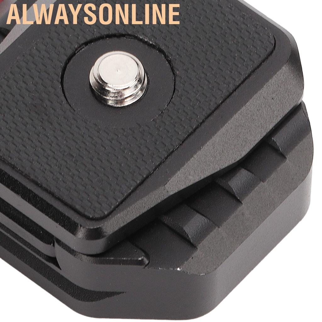Alwaysonline V Lock Quick Release Plate Universal Camera Mount Adapter With 1/4in