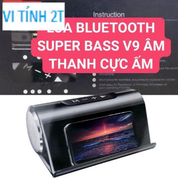 LOA BLUETOOTH SUPER BASS MẠNH V9 ÂM THANH CỰC ẤM