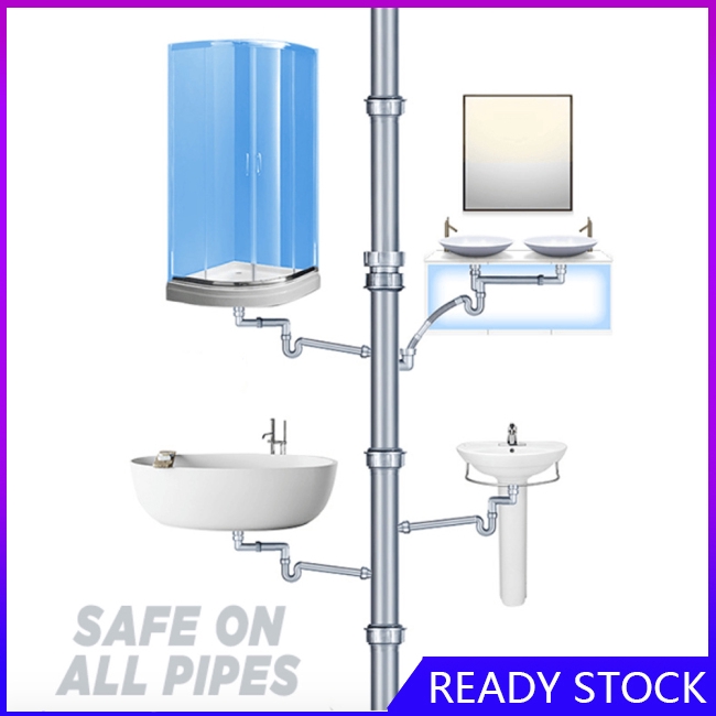 Pipe Dredging Agent Powerful Sink Drain Cleaner for Kitchen Sewer Toilet Brush Closestool Clogging