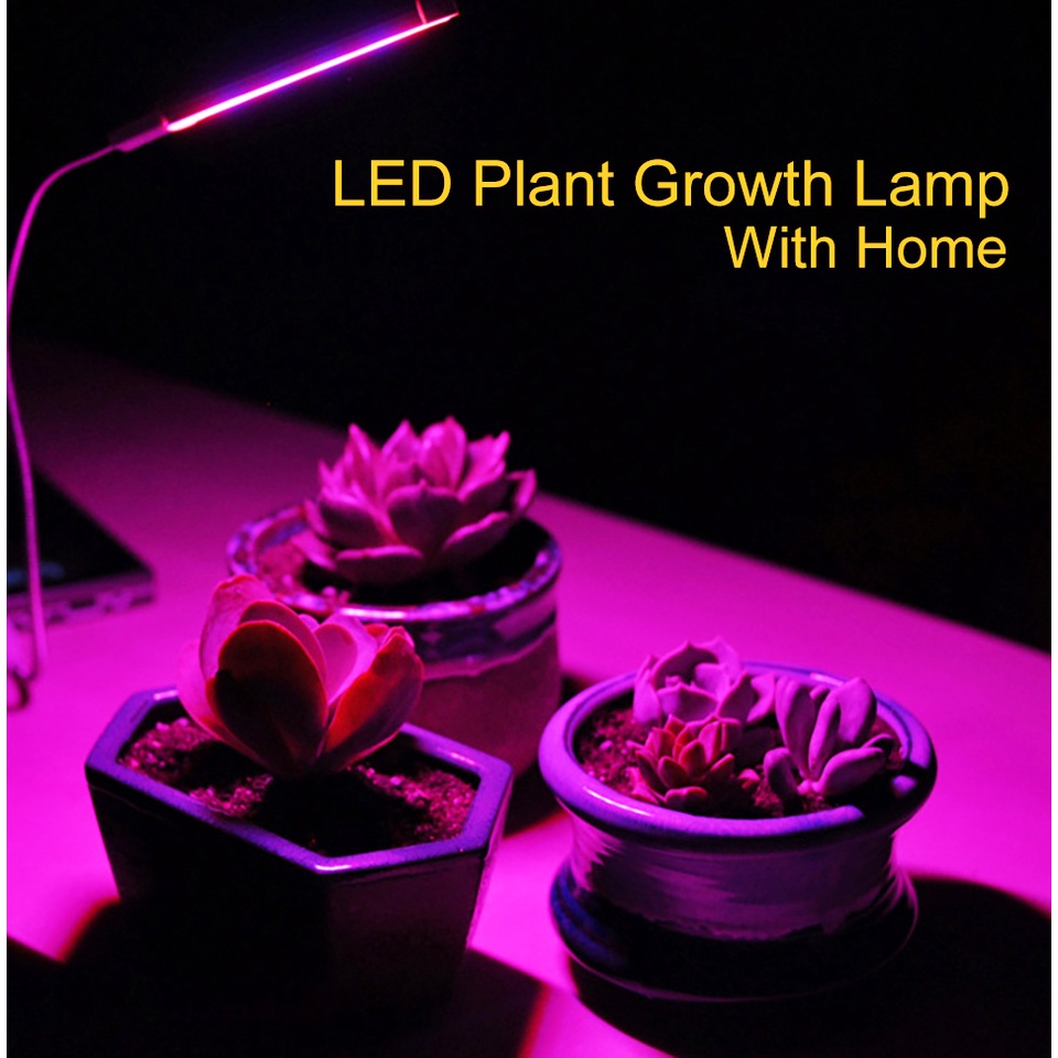 Đèn led kích thích tăng trưởng thực vật trong nhà tiện dụng cho gia đình