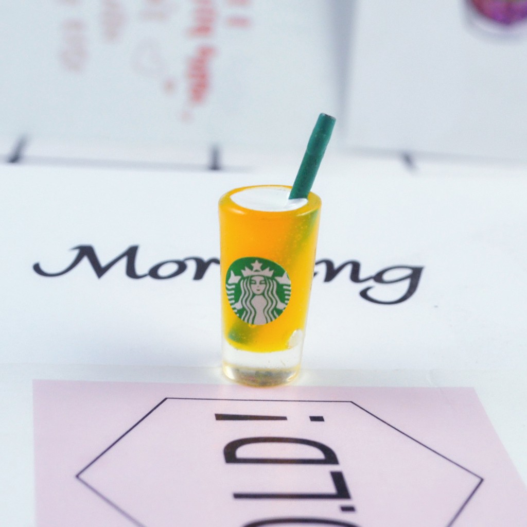 Charm mô hình 01 ly Sinh Tố StarBucks Slime