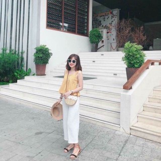 (Sp sẵn) QUẦN CULLOTES TRẮNG HOT - QUẦN ỐNG RỘNG LOẠI 1 - hàng hot 2019