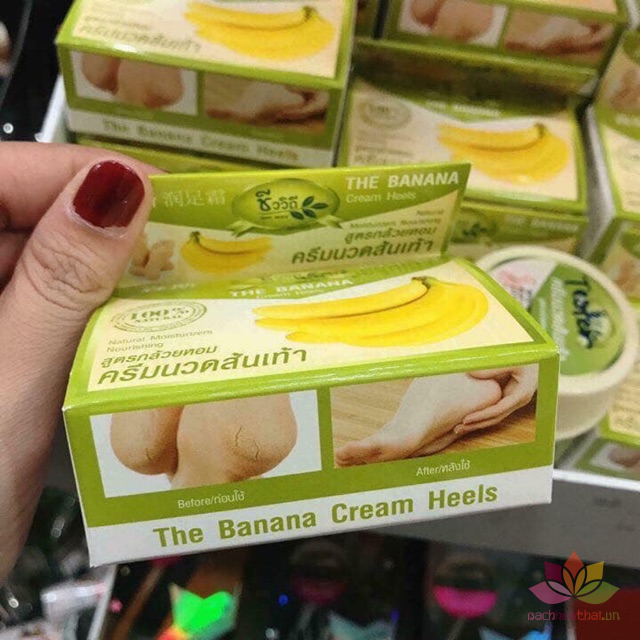 Kem ṫrị nứt gót châŋ Banana Heel Cream - Thailand