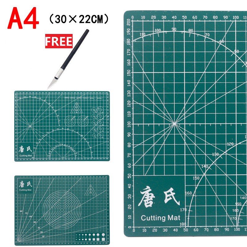 A4 Tấm lót cắt giấy Cutting mat khổ Thớt cắt giấy kirigami