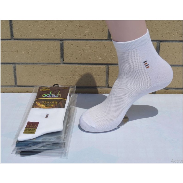 Tất nam công sở cao cấp chất liệu cotton thoáng mát chống hôi chân, vớ nam cổ cao thể thao thời trang nh