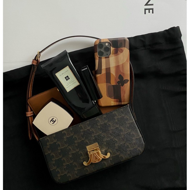 Túi Đeo Vai CELI 2021 20 X 10 X 4 CM Vải CANVAS TRIOMPHE