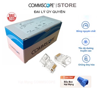 Hạt mạng RJ45 Cat5 Cat6 COMMSCOPE chân đồng sole Chính Hãng Chất Lượng Cao