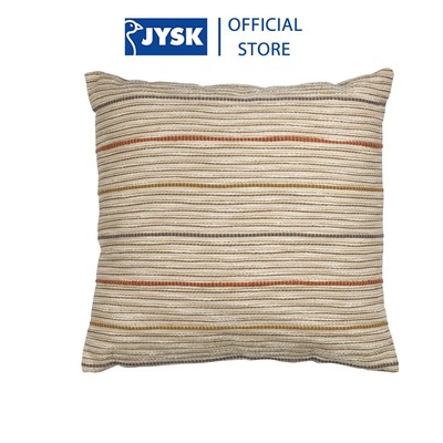 Gối trang trí | JYSK Marsfiol | cotton/polyester | họa tiết kẻ sọc | D45xR45cm
