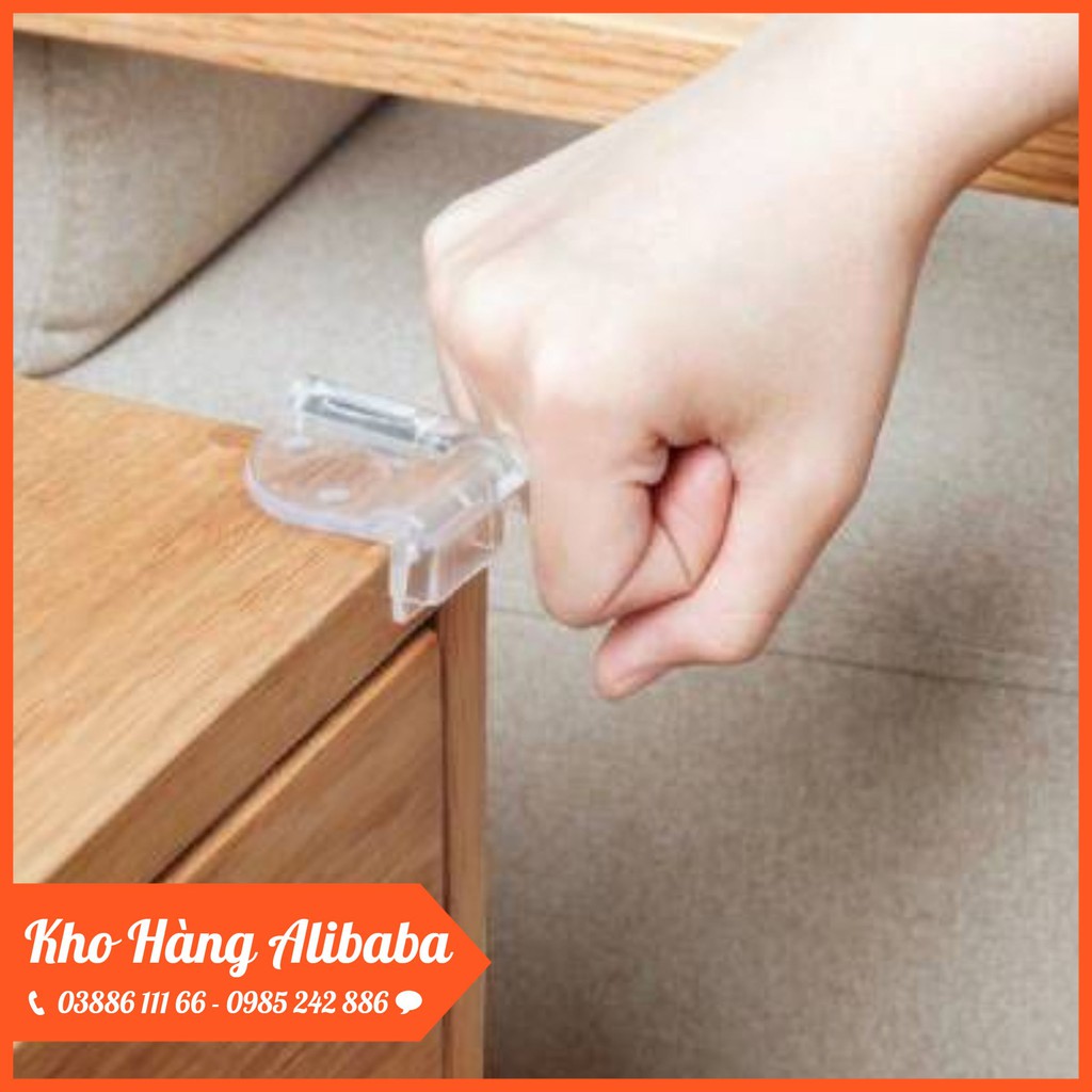 SET 4 Bịt Góc Bàn SILICON Kèm Miếng Dán #270 x 4 cái