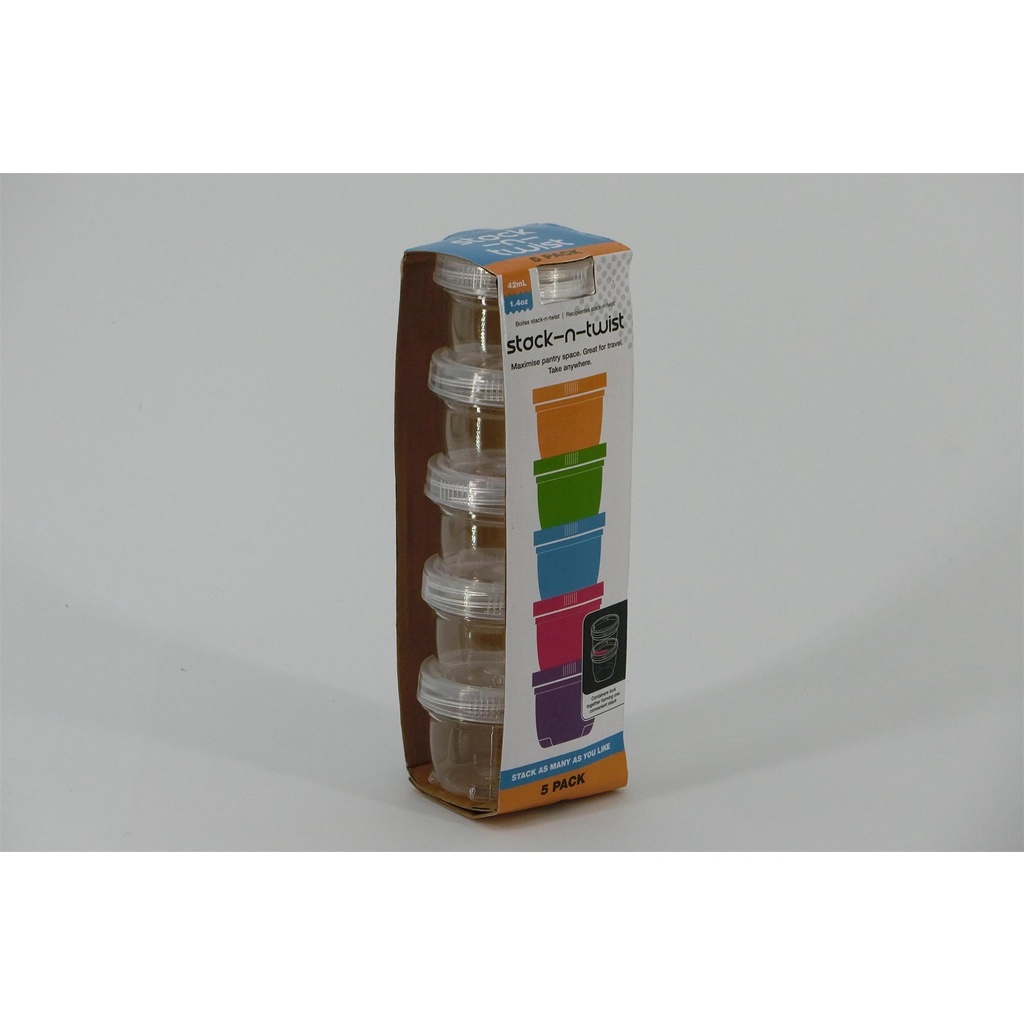 Bộ 5 Hộp Đựng Gia Vị 42ml Uncle Bills KS0520