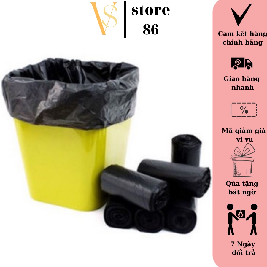 Túi đựng rác tự phân hủy sinh học tiện lợi 3 cuộn (1kg) VS STORE