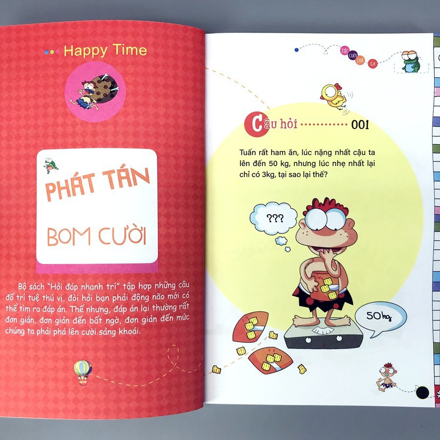 Sách - Hỏi đáp nhanh trí - Phát tán bom cười