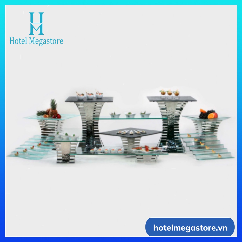 CHÂN ĐẾ TRANG TRÍ BUFFET NHIỀU TẦNG - ĐỒ DÙNG BUFFET