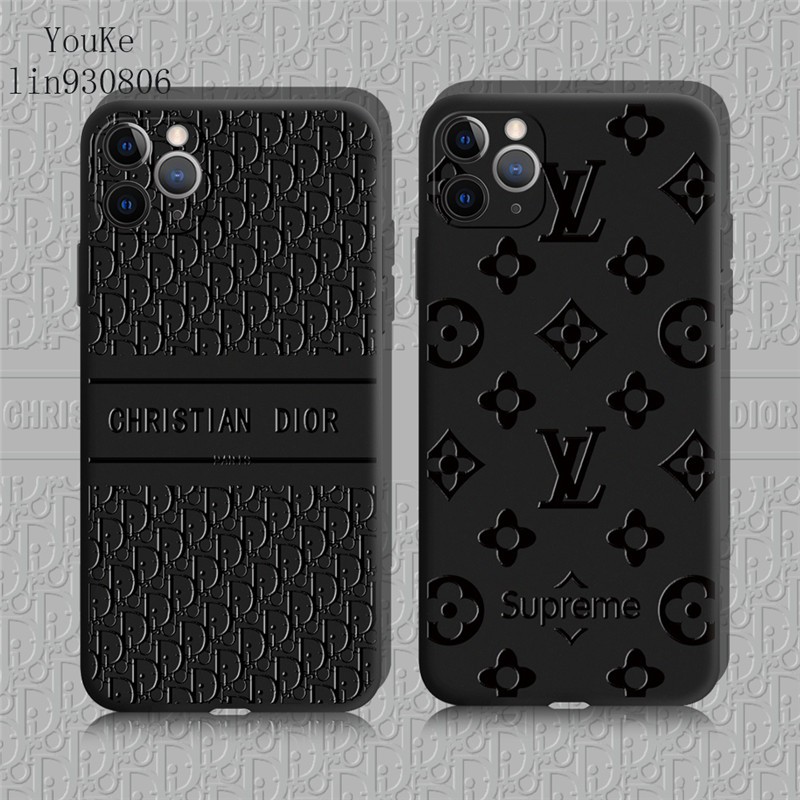 Ốp Điện Thoại Silicon Họa Tiết Dior Lv Và Hoa Cho Iphone 12 12 Pro Max Se2 Ix Xs Xr 11