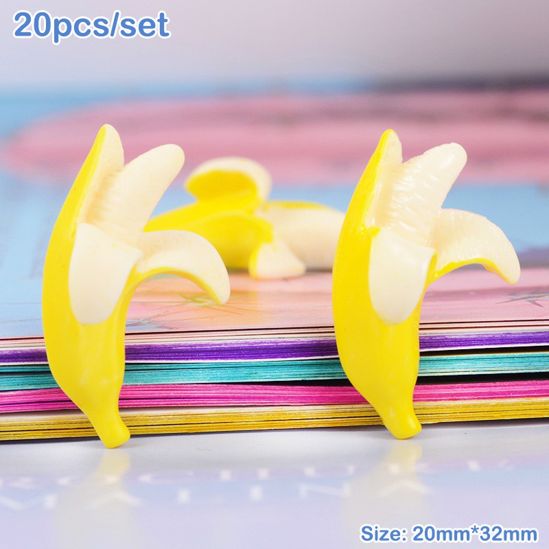 Set 20 Quả Chuối Giả Trang Trí Điện Thoại