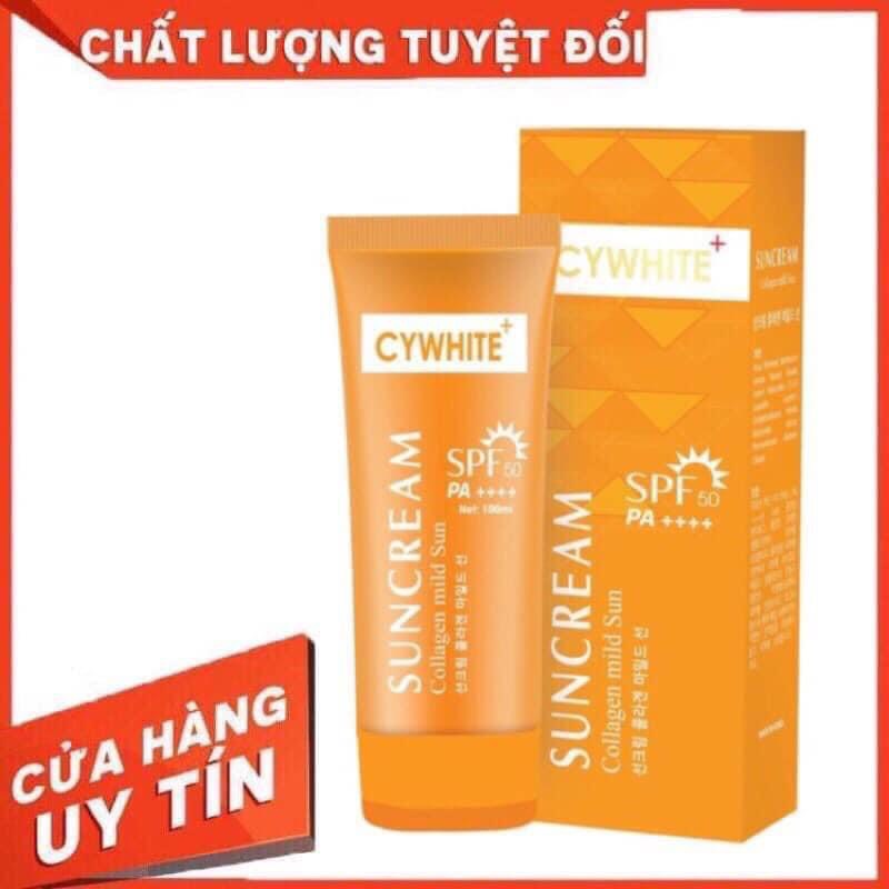 Kem chống nắng Cywhite Collagen Mild Sun SPF 50 Pa++++ 100ml