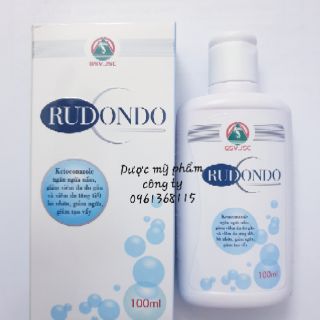 Dầu tắm gội giảm nấm viêm da dầu RUDONDO ketoconazol 100ml
