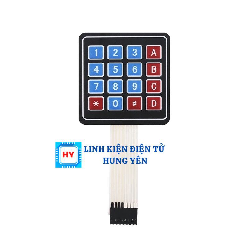 Bàn Phím Ma Trận Mềm 4x4 Linh kiện điện tử Hưng Yên