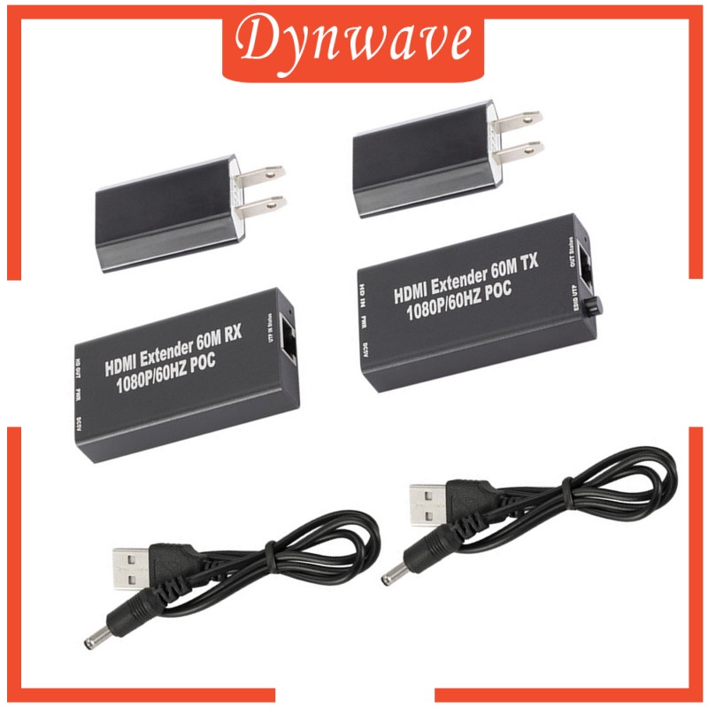 [DYNWAVE] HDMI Extender Balun with IR Over Single CAT5e or CAT6 60M