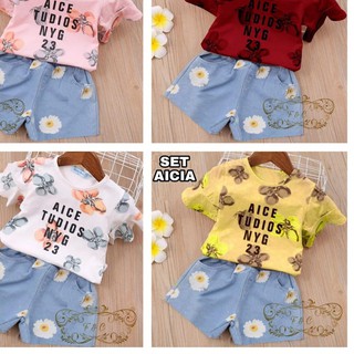 ◌ Bộ Quần Áo Dễ Thương Cho Bé Gái Từ 2-4 Tuổi