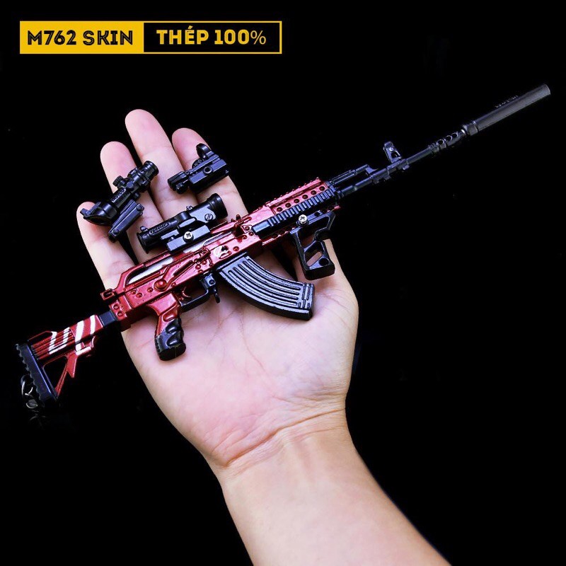 MÔ HÌNH M762 SÓNG THẦN BIỂN SÂU - MÔ HÌNH PUBG TẶNG SCOPE + KỆ